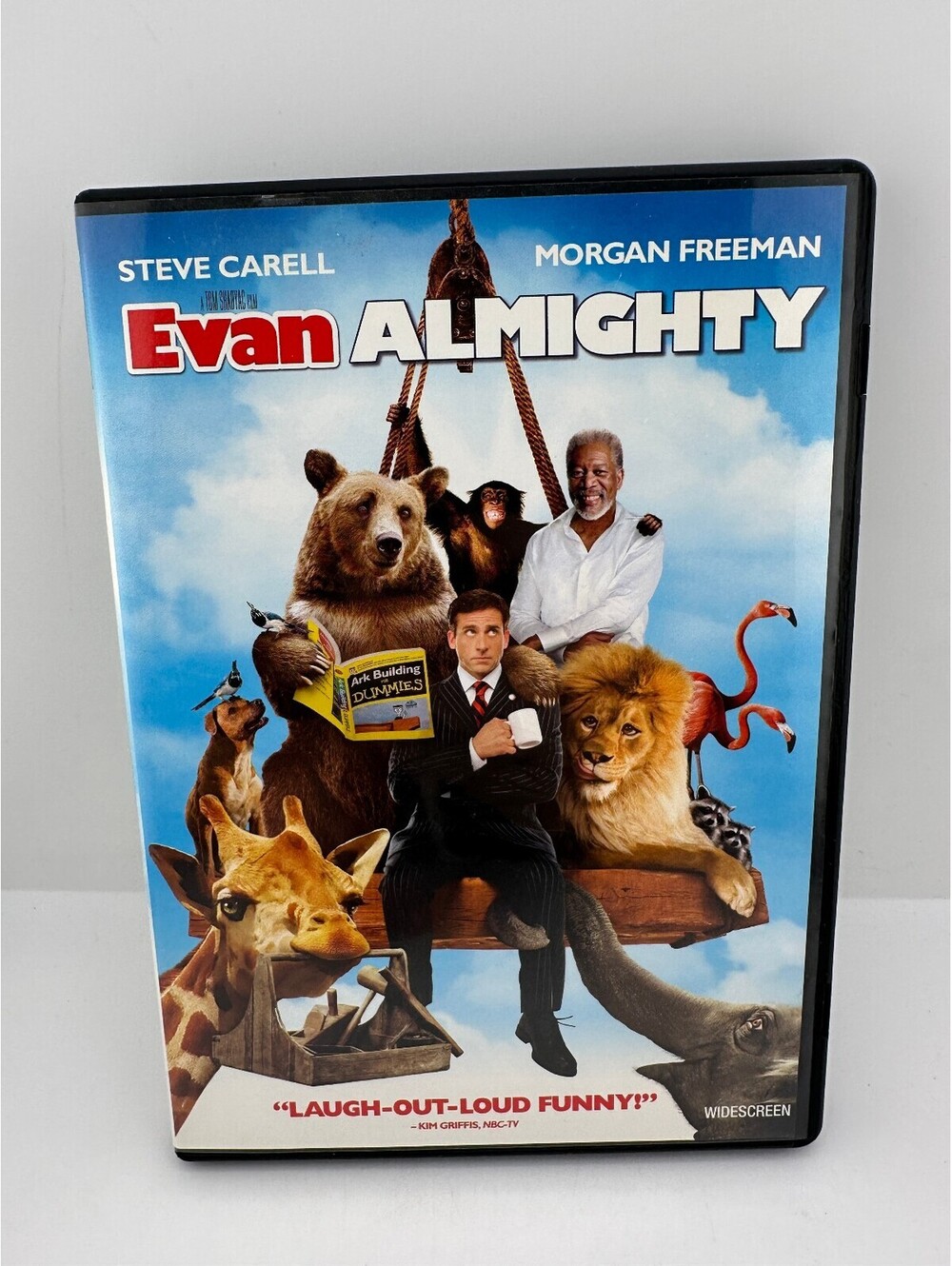 Evan Almighty DVD Widescreen Comedy Movie Featuring Steve Carell and Morgan Fre